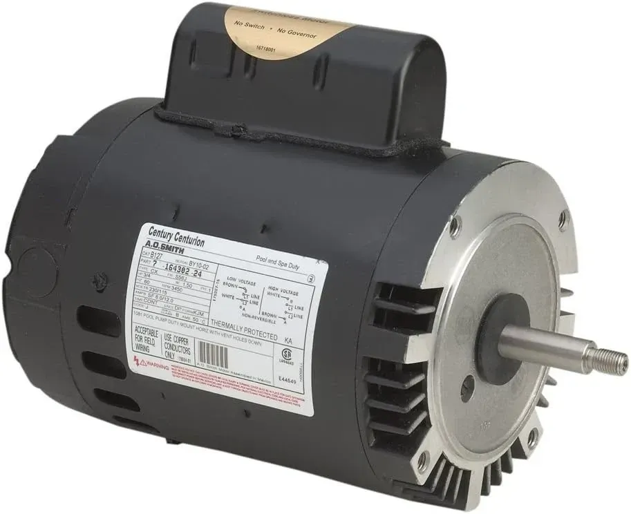 Hayward Super II Pump AO Smith Century Pool Pump Motor B129 1.5 HP