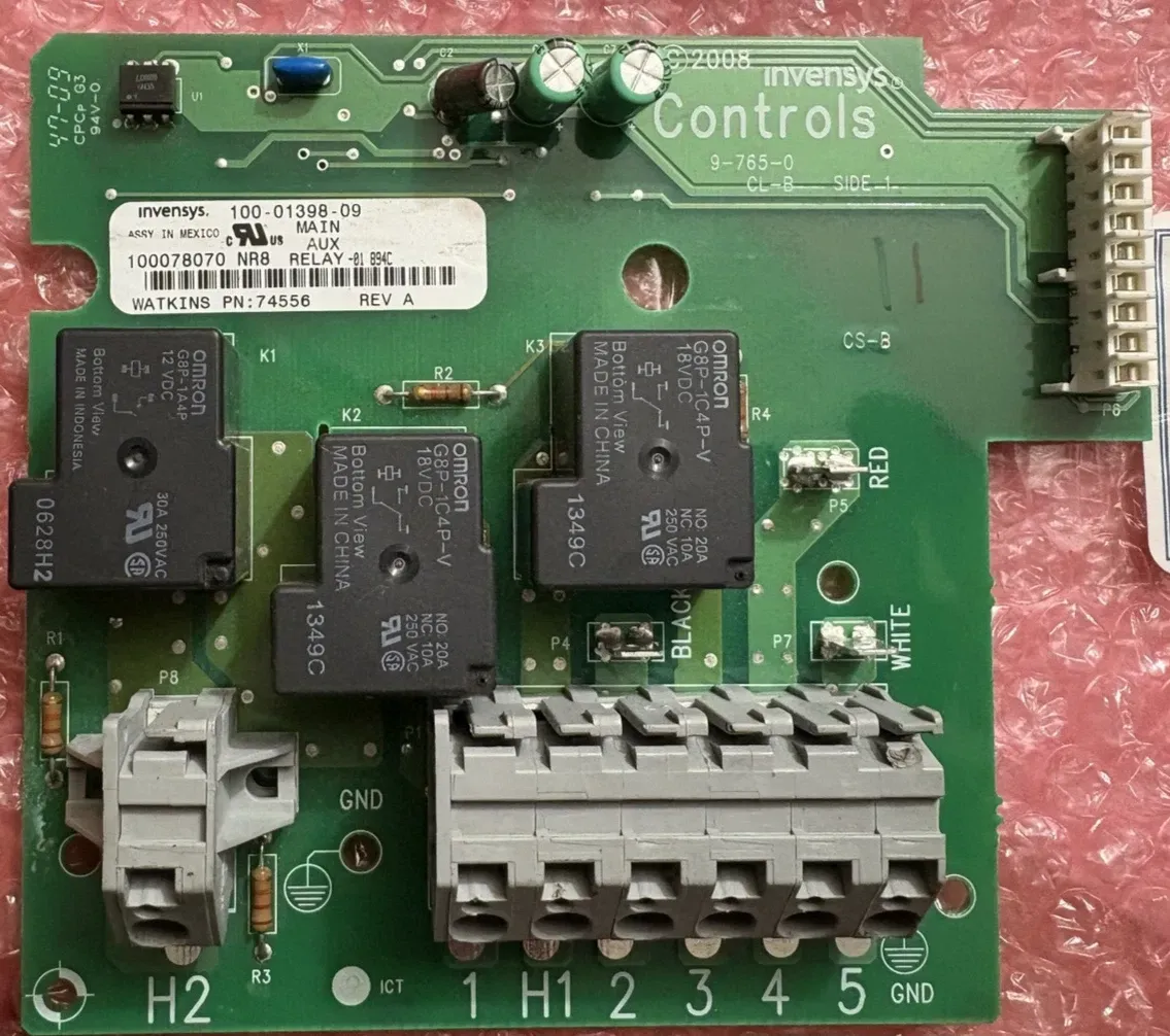 Invensys Heat Board (100-01398-09) For Hot Springs Spas Watkins p/n 74556