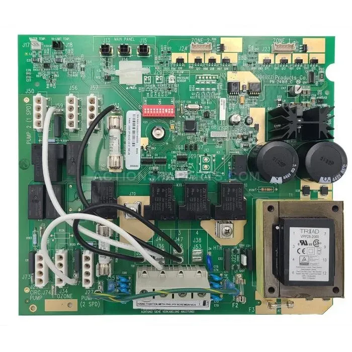 Jacuzzi Spa J300 2 pump circuit board 6600-505, 6600-420