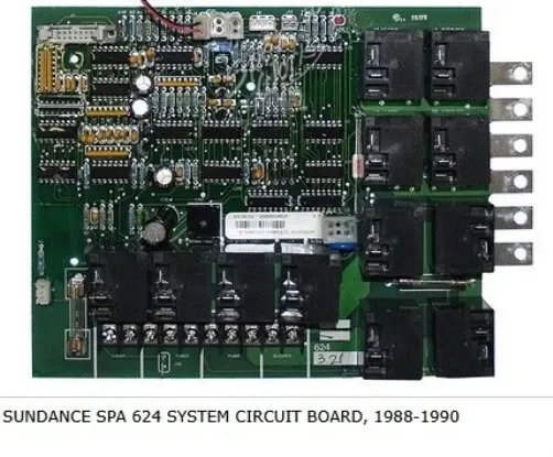 SUNDANCE SPA 624 SYSTEM CIRCUIT BOARD, 1988-1990 6500-528