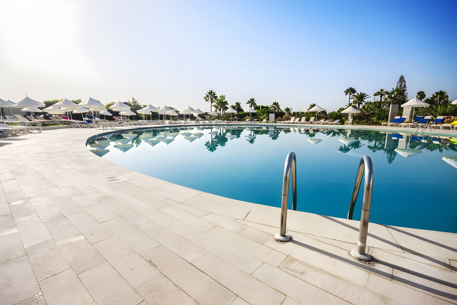 Underwater View of a Pool With Sunlight Filtering Down — Dean Thomas Pools in Port Douglas, QLD
