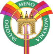 Skuodo meno mokykla, logo