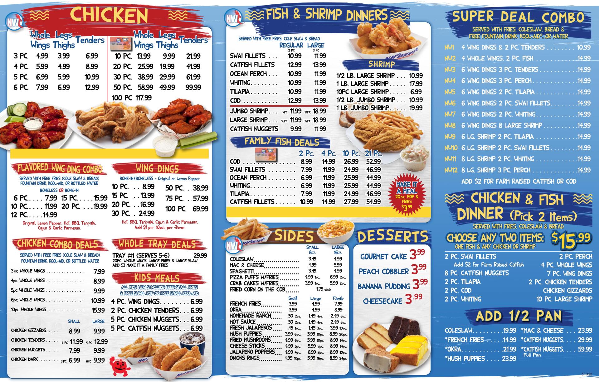 Nu Wave Fish & Chicken | 7 locations to serve you in Detroit