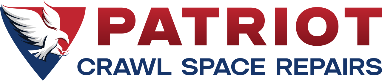 The logo for patriot crawl space repairs hampton roads usa