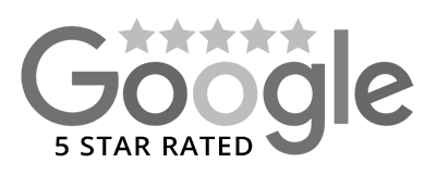 Google logo with five stars and 