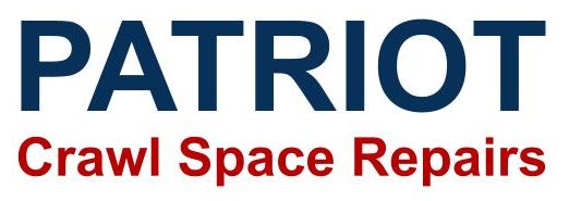 The logo for patriot crawl space repairs hampton roads usa