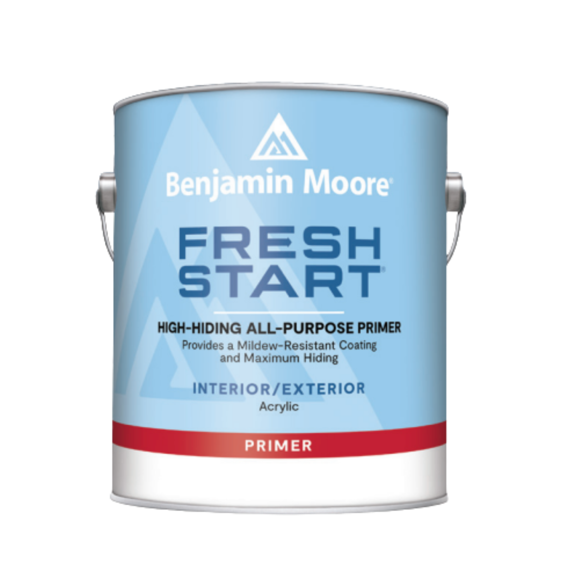 A can of benjamin moore fresh start high hiding all purpose primer
