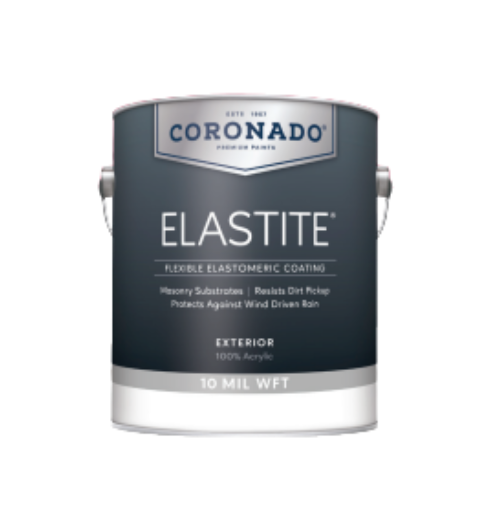 A can of coronado elastite flexible elastomeric coating