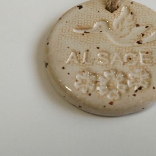 アルザス陶器の飾り