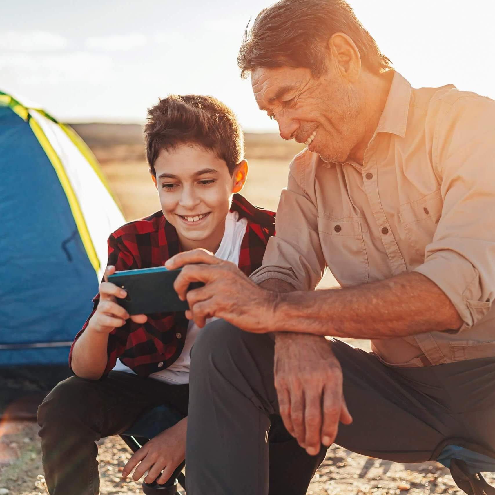 A Family Doing A Yoga Pose With Trees In The Background — Mediator & Counsellor in Kingscliff, NSW