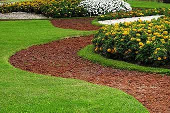 New mulch and planted flowers - residential in Waynesboro, PA