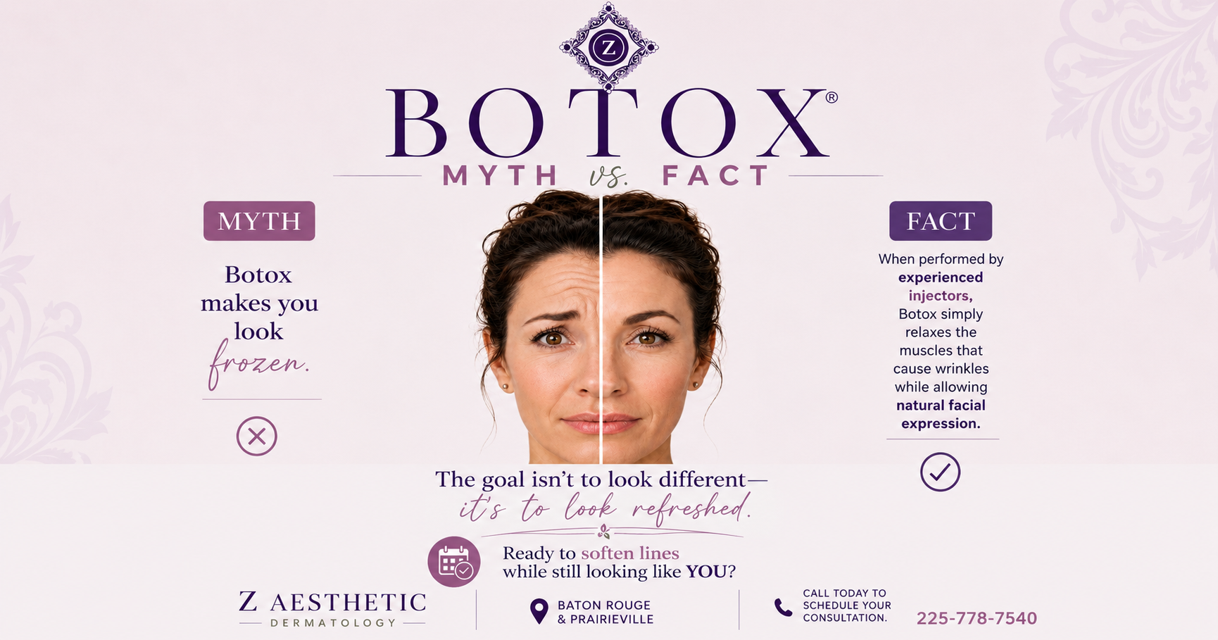 Board-certified dermatologist Dr. Ann Zedlitz providing natural-looking Botox treatments 