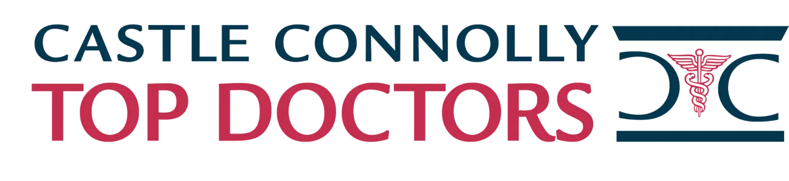 A logo for castle connolly top doctors