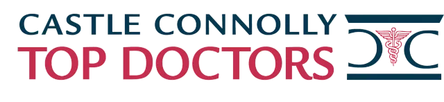 A logo for castle connolly top doctors