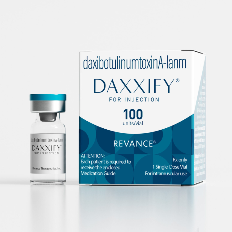 Vial of Daxxify neuromodulator in baton rouge