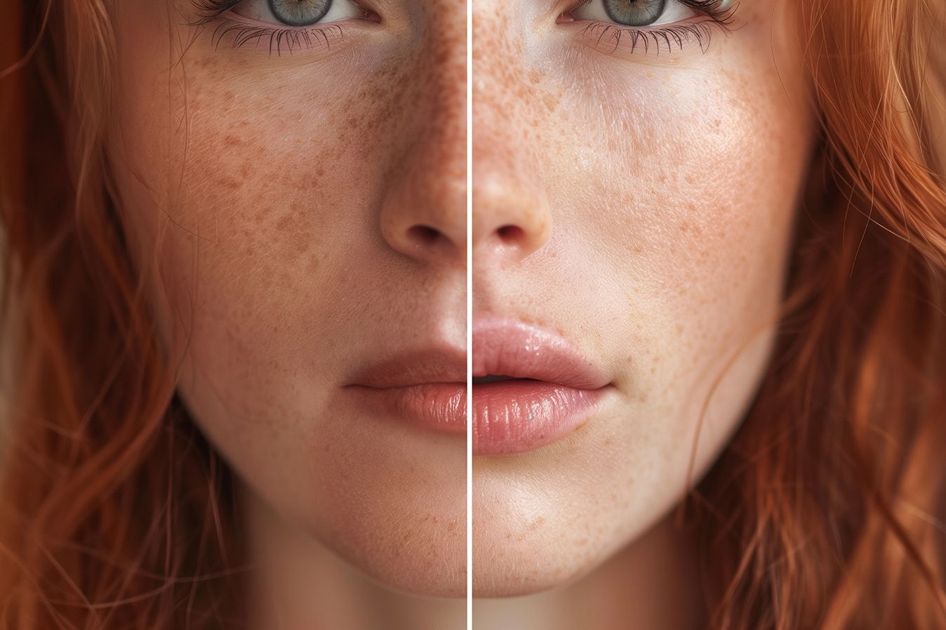 Before and after injectable treatment results at Z Aesthetic Dermatology Baton Rouge Louisiana