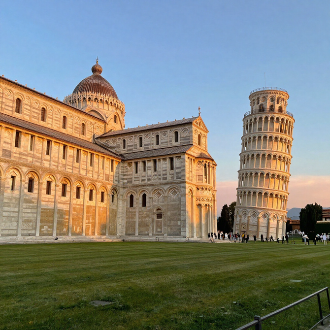 Pisa e la torre pendente
