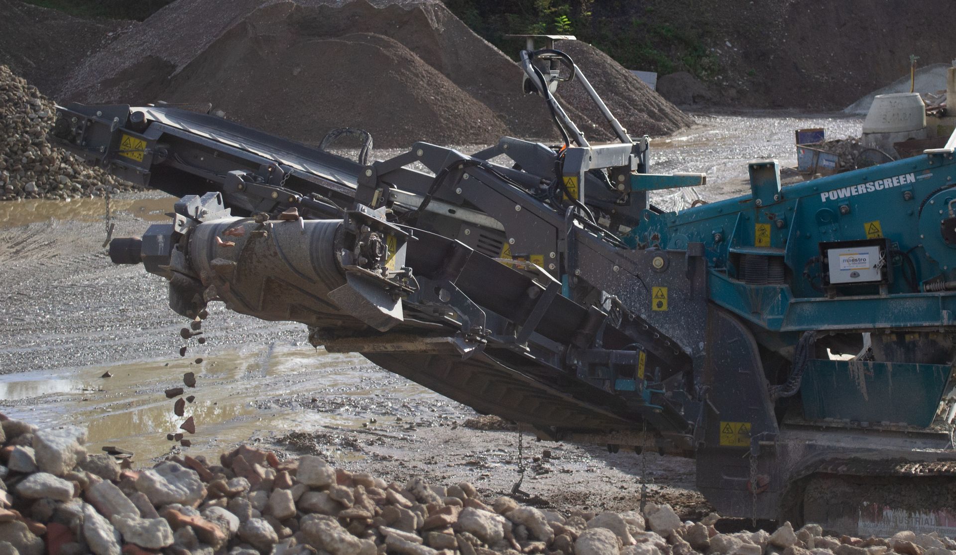 Impianto Livelli saa - lavorazione inerti Beverino - La Spezia