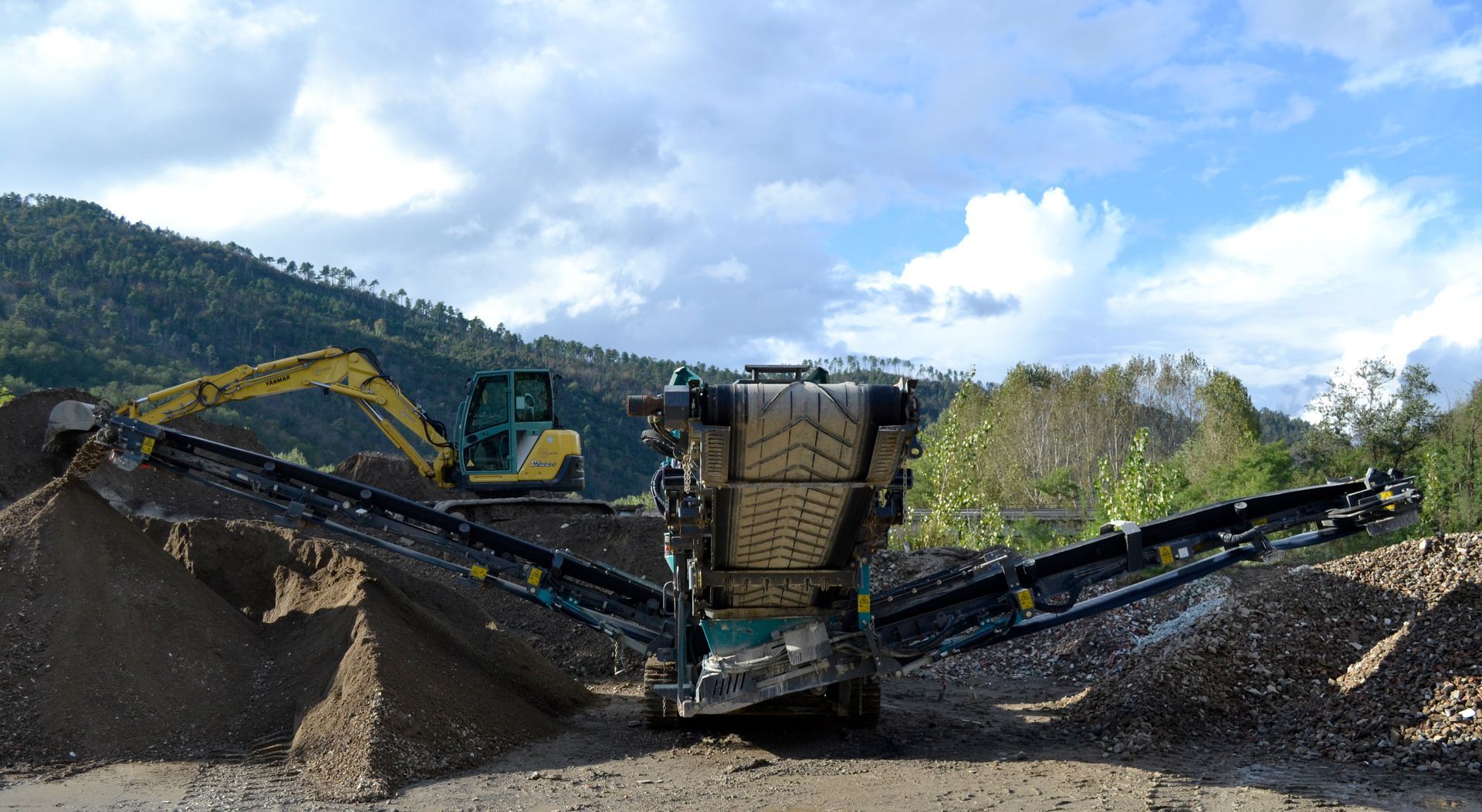 Impianto Livelli saa - lavorazione inerti Beverino - La Spezia