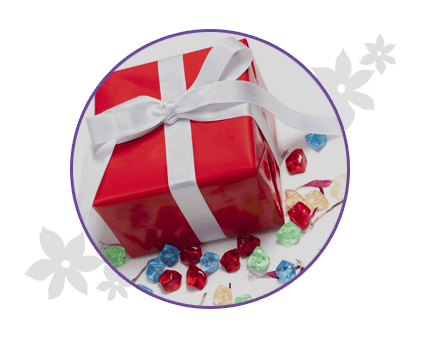 vibrant gift wrapper