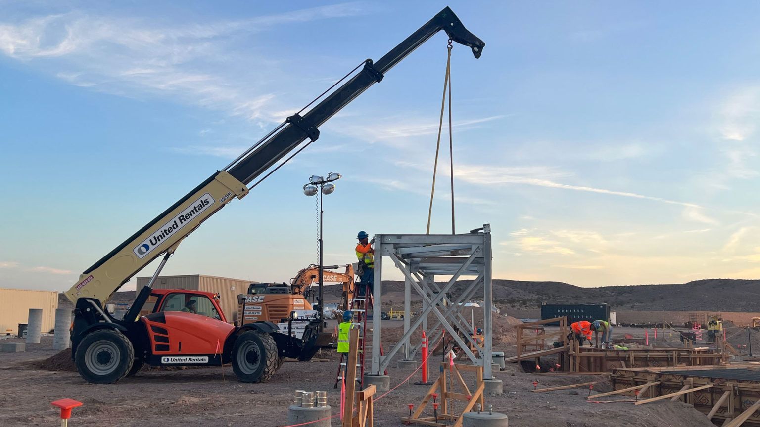 Installation of Steel Pipe Racks