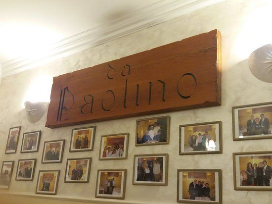 Ristorante storico da Paolino Lerici