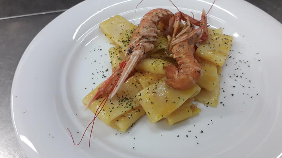 paccheri allo scoglio Ristorante da Paolino