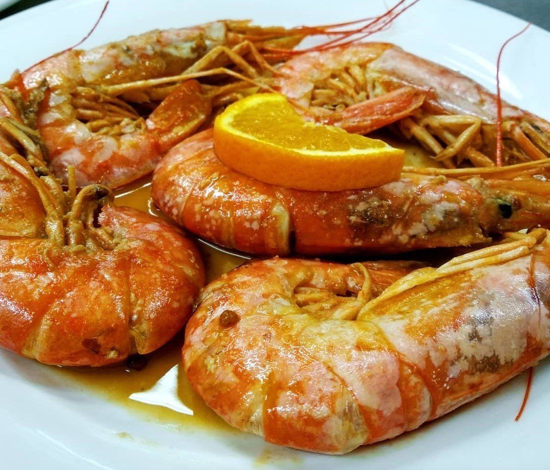 gamberi alla piastra Ristorante da Paolino