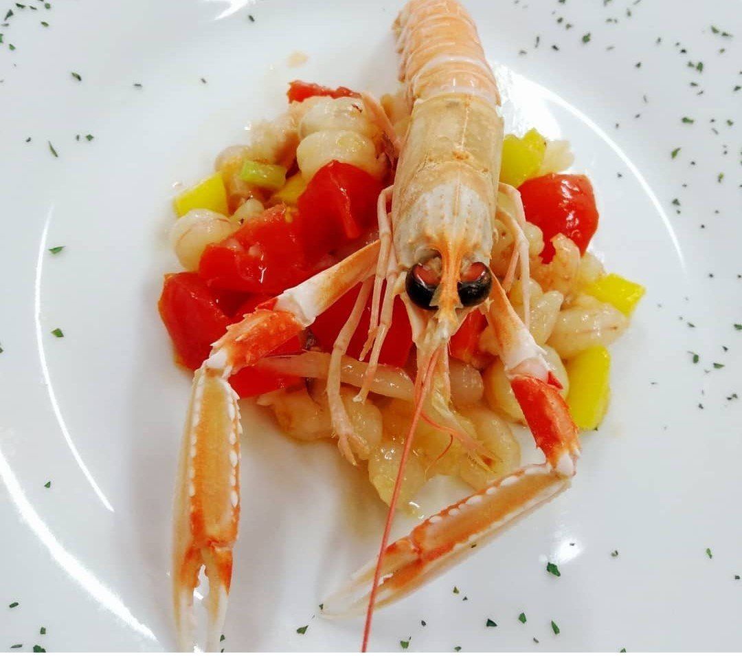pasta agli scampi Ristorante da Paolino