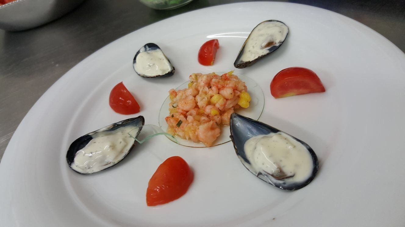 tartare di gamberi Ristorante da Paolino