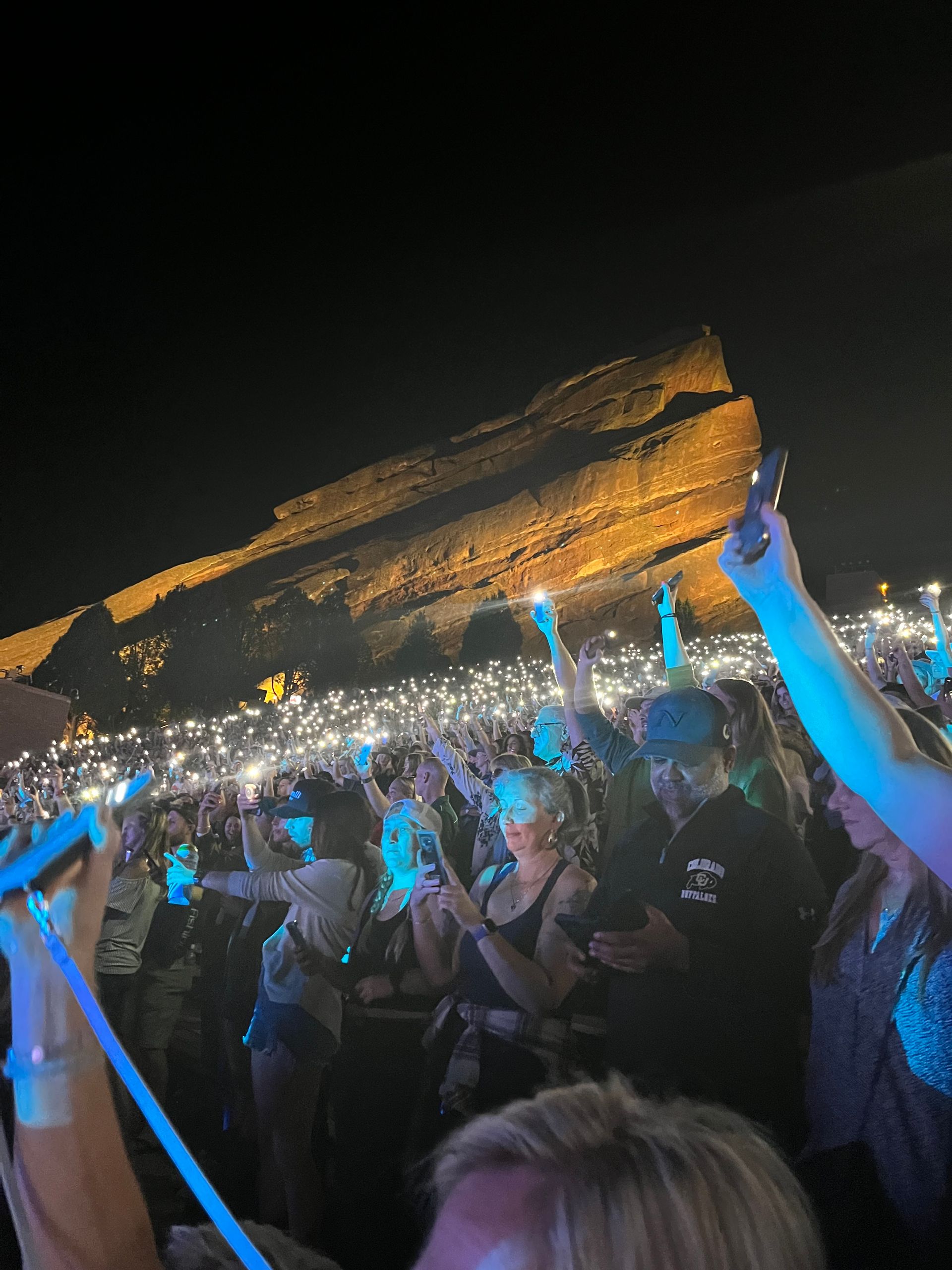 Red Rocks Ampitheater for concert