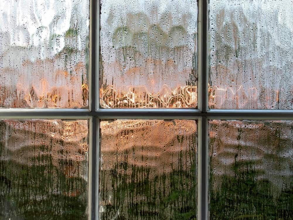 A Window Pane With Condensation and Water Streaks — ACG Windows & Glass in Chelsea, VIC