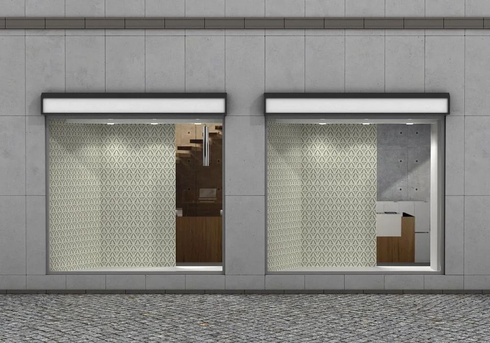 A Modern Storefront With Two Large Display Windows — ACG Windows & Glass in Cranbourne, VIC
