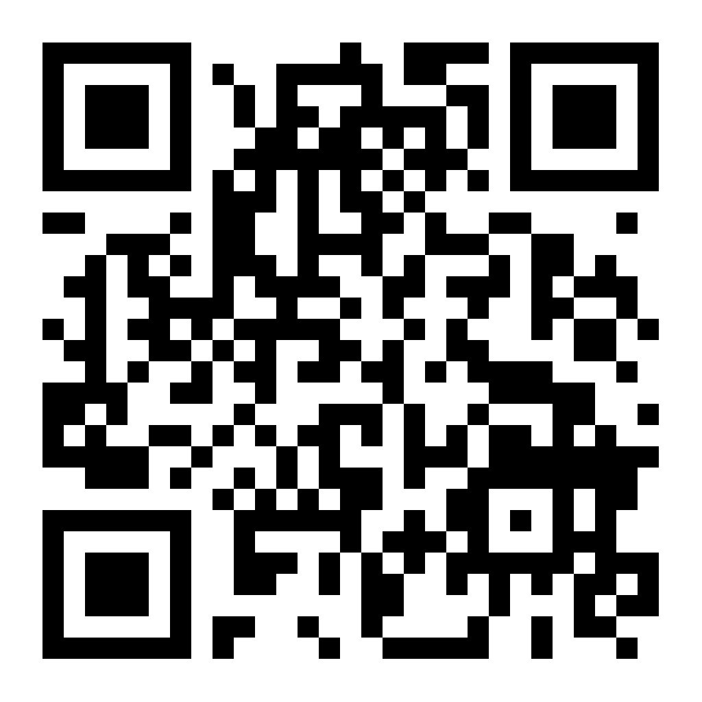 A black and white qr code on a white background.