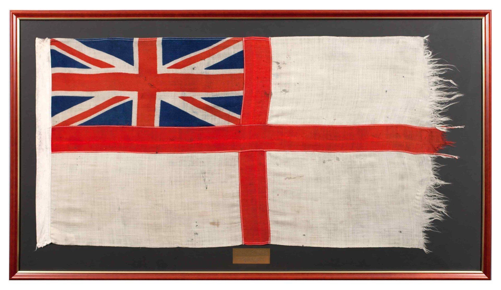 HMAS Canberra White Ensign — Framing in Shoalhaven, NSW