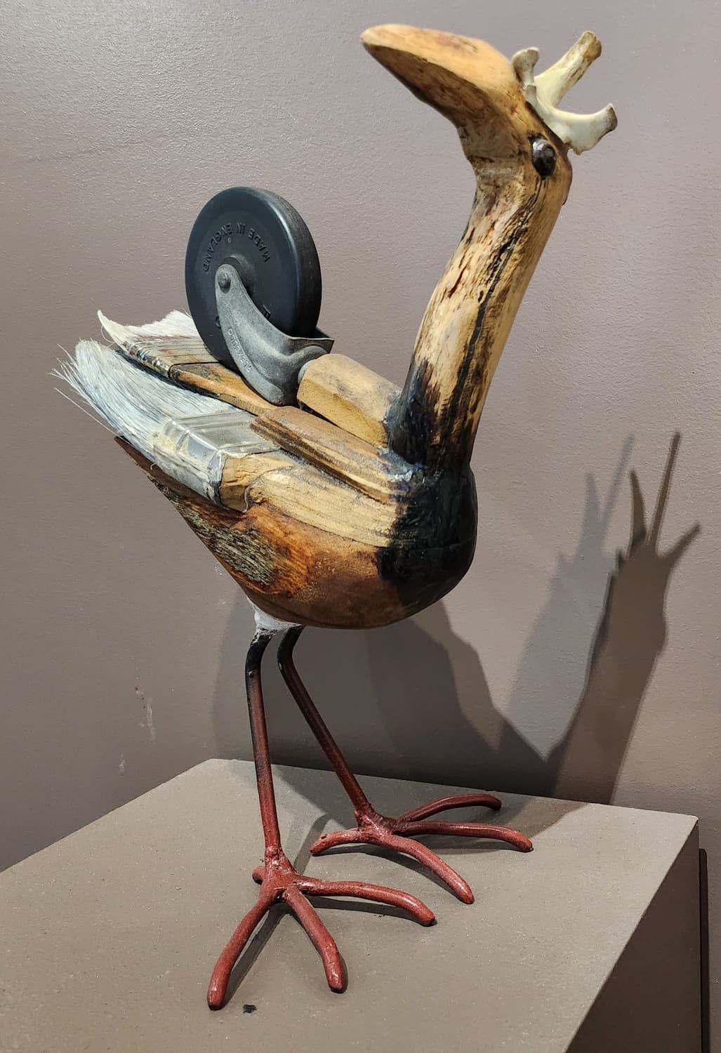Mini Sculpture Bird On A Table