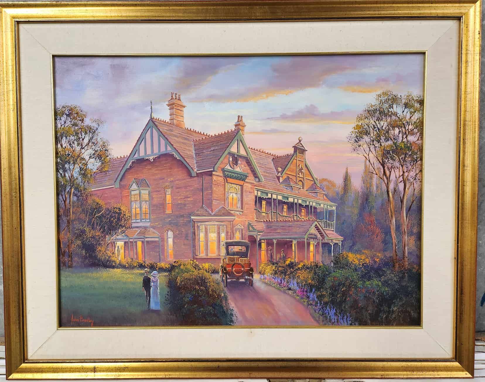 House Art Painting With Frame — Framing in Shoalhaven, NSW