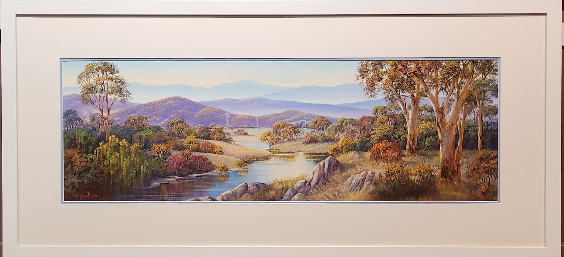 Landscape Art Painting Without Frame — Framing in Shoalhaven, NSW