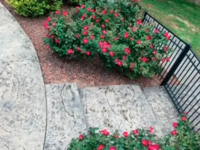 A concrete pool coping installation in Anderson, SC by JRT Concrete