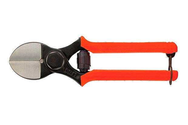 A Pair Of Scissors With Red Handles On A White Background — Tree Arrangements in Stratford, QLD