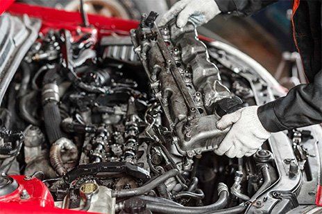 Diesel Repair — Repairing a Modern Diesel Engine in Rantoul, IL