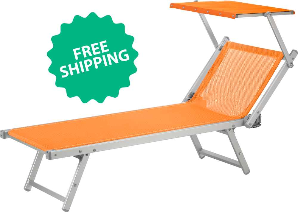 a pool chair with a green sticker that says $ 599 free shipping