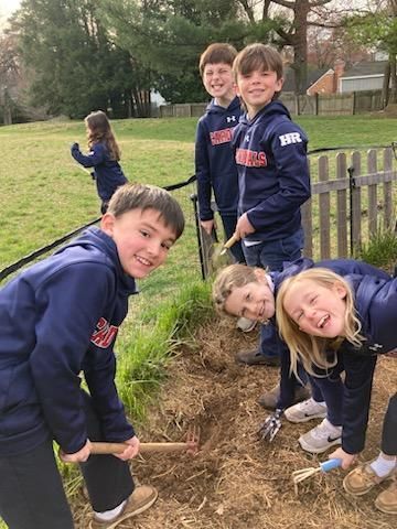 Gardening with Third Grade