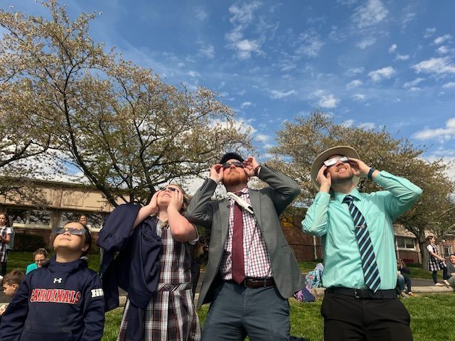 Solar Eclipse with Principal and Vice Principal