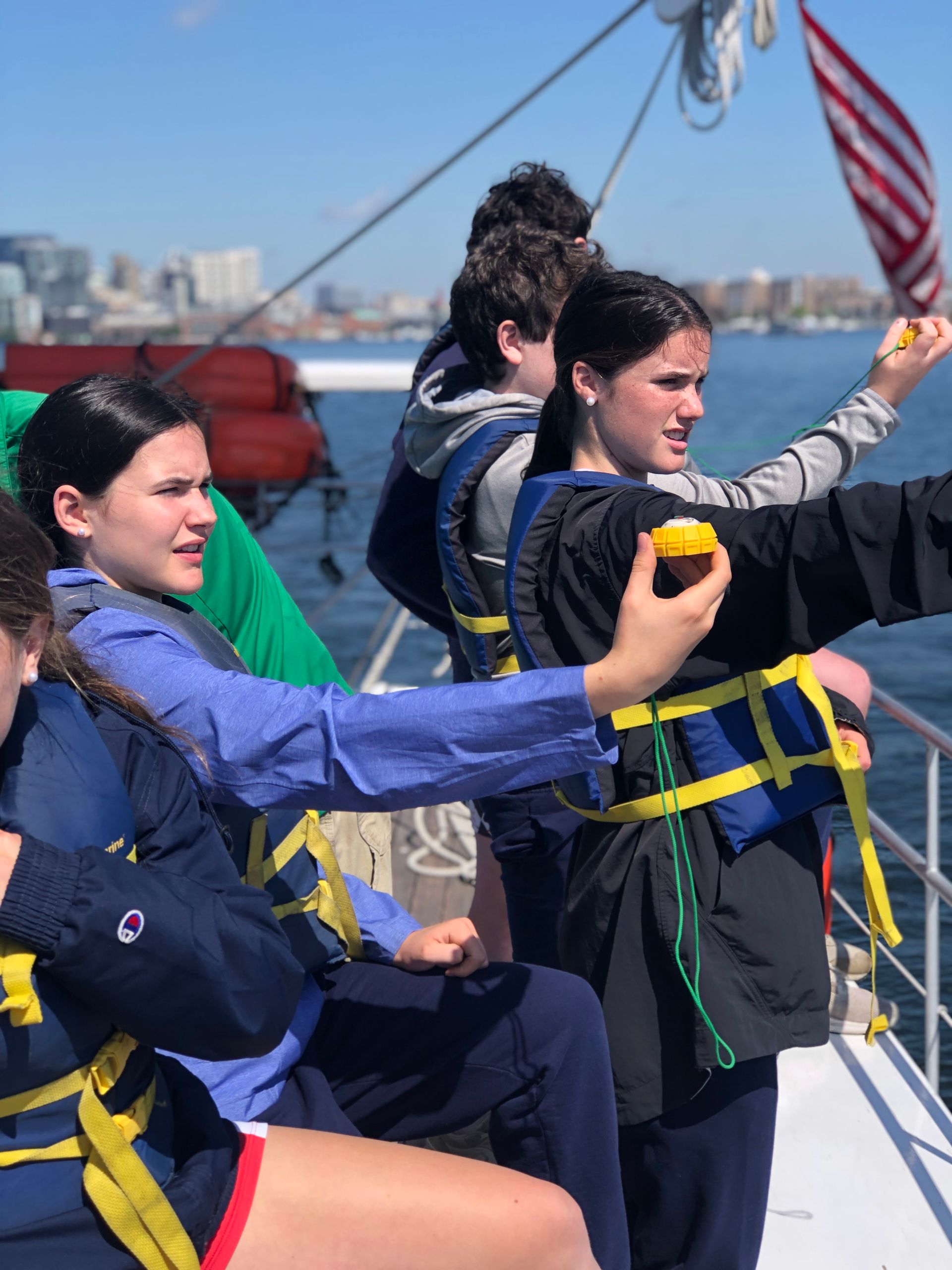 Compass Practice on Lady Maryland