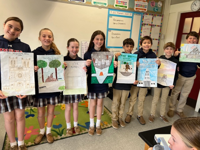 Sixth Grade States in English class