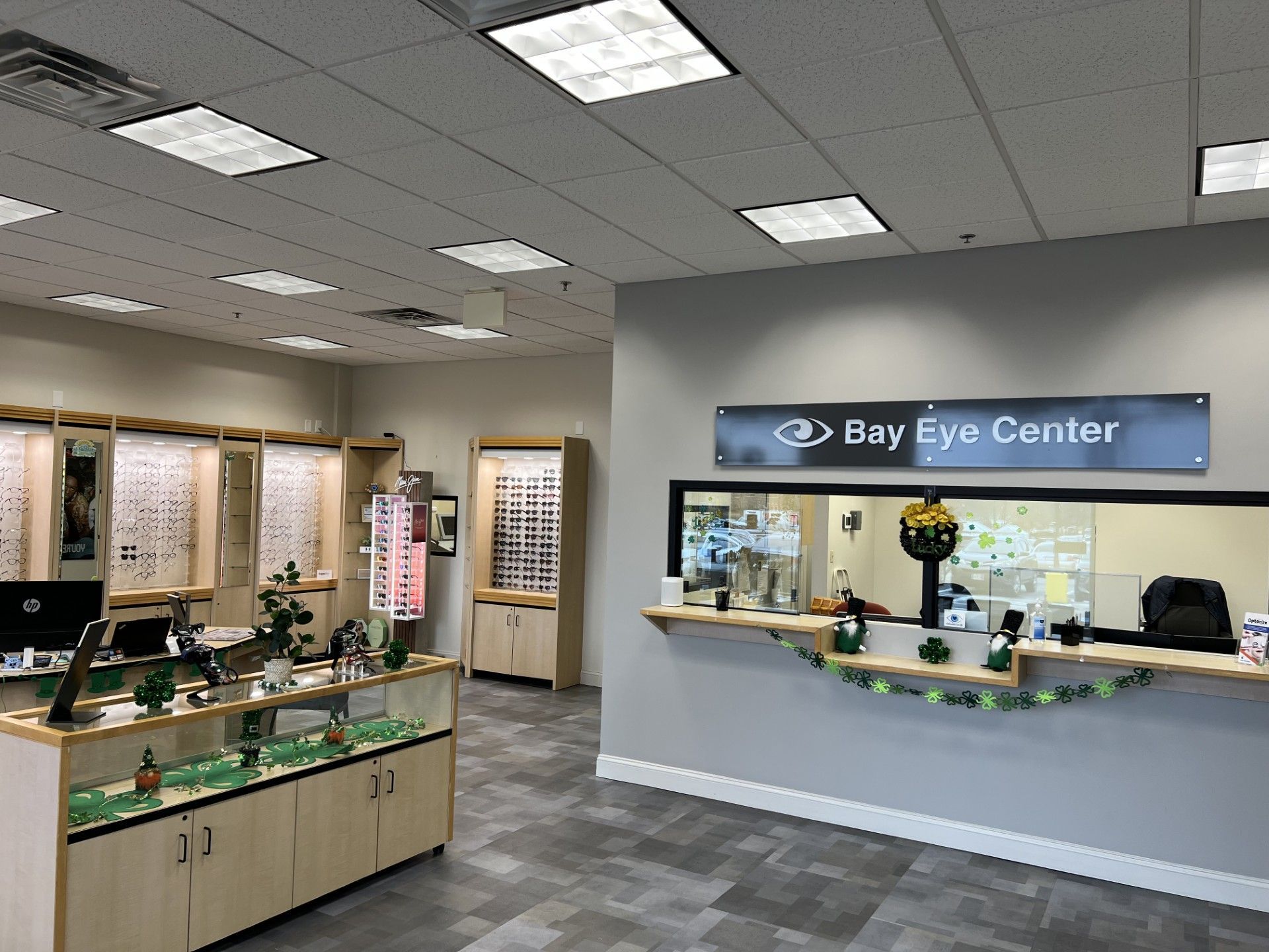 Bay Eye Center in Easton Front Reception and Optical