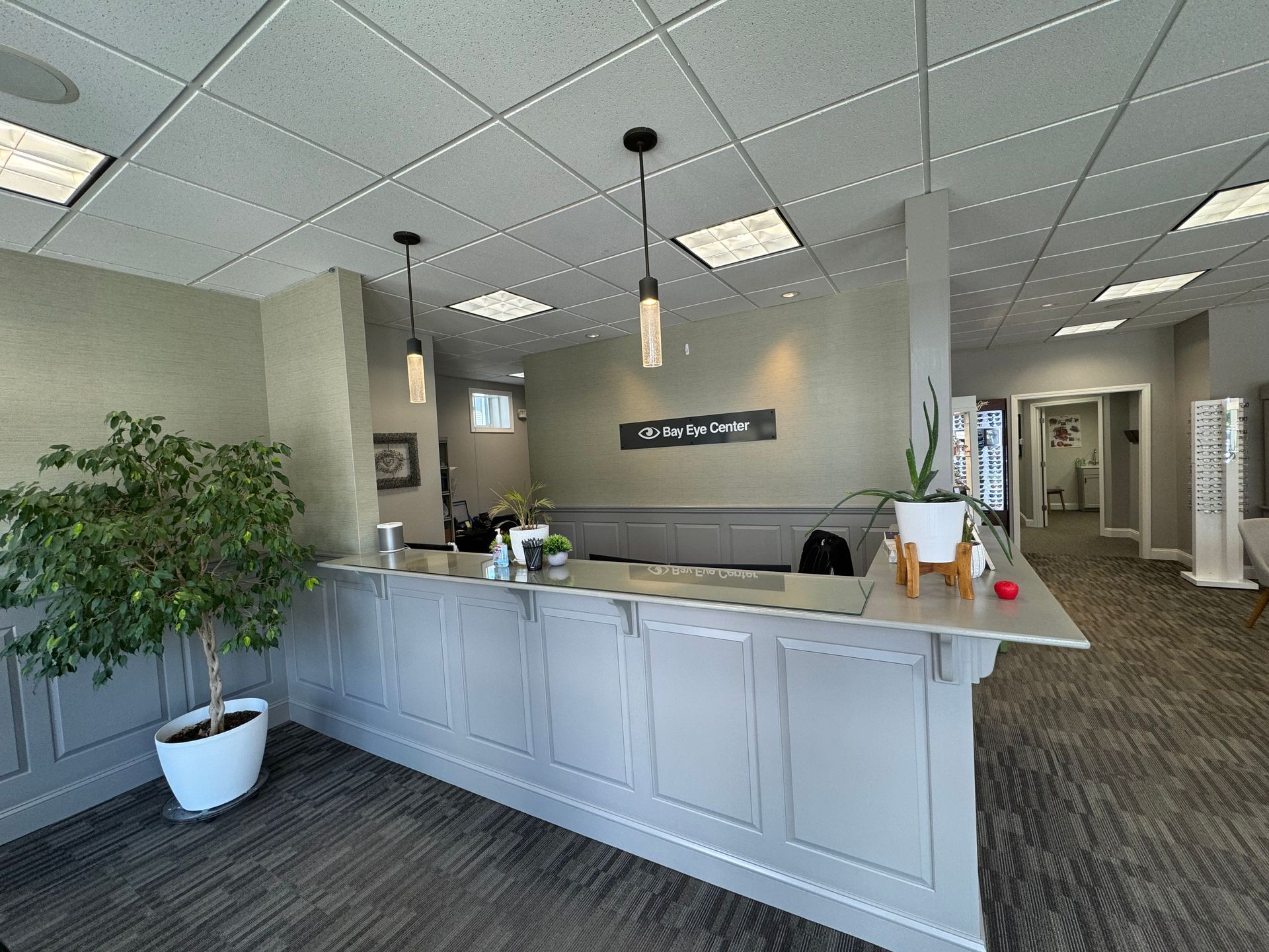 Front Desk at Bay Eye Center in Mansfield