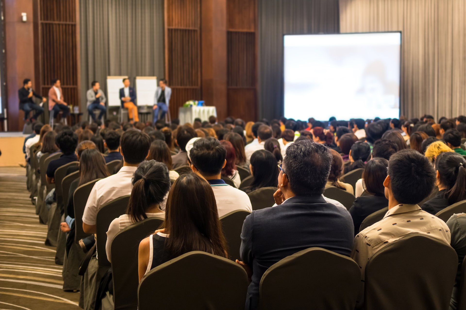 Speakers on the Stage - Ceremonies in New Lambton Heights, NSW
