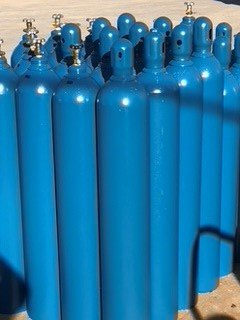 Blue gas cylinder — Oklahoma City, OK — City Carbonic LLC